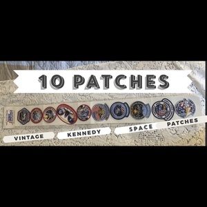 10 Vintage NASA patches